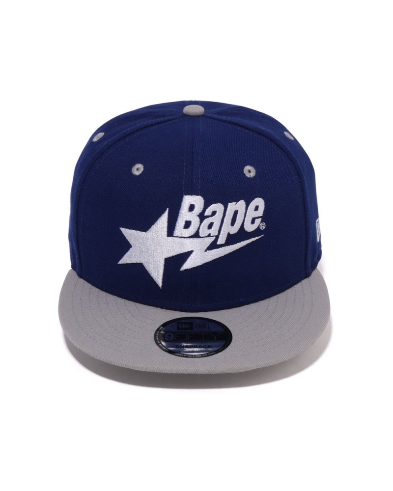 Chapeaux Bape BAPESTA New Era 9fifty Bleu Royal Bleu Homme | PMN-82031332